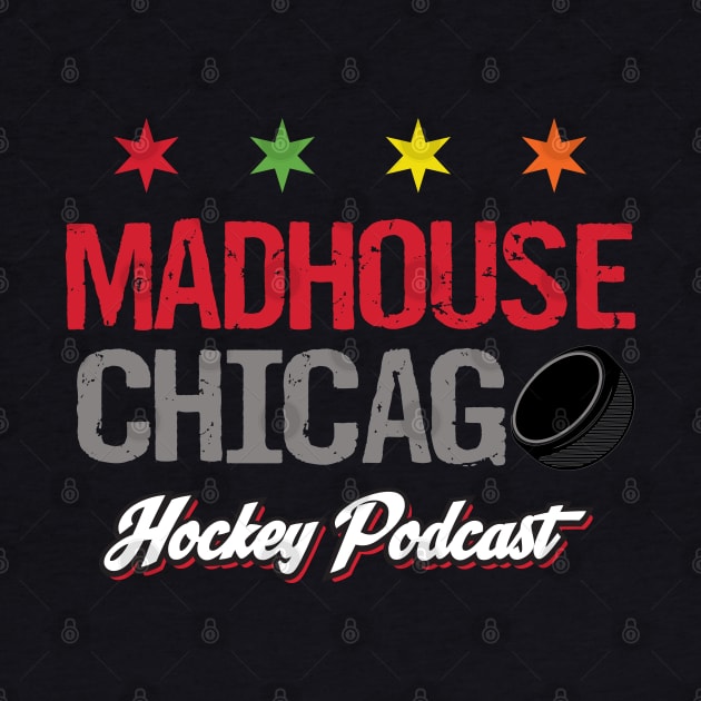 Madhouse Podcast Primary Logo (Gray) by Madhouse Chicago Hockey Podcast